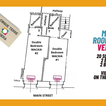 Casa de hóspedes Macaia Village Life With Ac #2 Vernazza